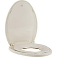 thumbnail image 3 of M optimized Toilet Seat 19", Elongated Toilet Seat with Toddler Seat Built in, Potty Training Toilet Seat Elongated for Universal Use, with Slow Close and Magnets, 3 of 6