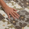 thumbnail image 3 of Addison Rugs Mayfield Premium Machine Washable Transitional Floral Chocolate Rectangle Rug, 9' x 12', 3 of 8