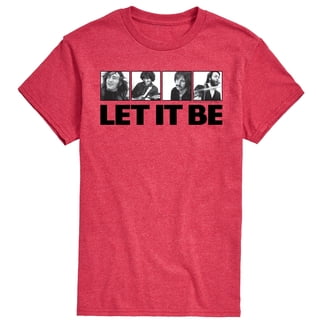 The Beatles - Black Band Silhouettes Men's Short Sleeve Graphic T