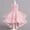 Pink, variant on Kids Girls Flower Sequin Dress Birthday Princess Dresses Tulle Pearl Sleeveless Party Pageant Gown for 4-15Years