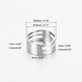 thumbnail image 2 of Uxcell Jump Ring Opening Tool, 20mm Stainless Steel Circle Open and Close Tools for DIY Making Silver Tone, 2 of 5