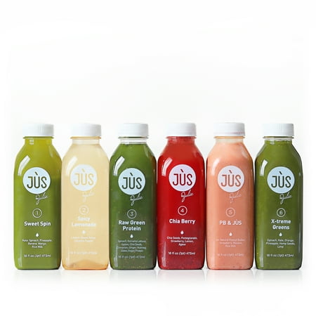 Jus by Julie 1-Day Blended Juice Cleanse, 12 Fl. Oz., 6 (Best Store Bought Juice Cleanse)