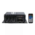 thumbnail image 3 of AK-370 Home Theater Amplifier 20 Channel Audio Amplifier 20W+20W Digital Audio Amplifiers DC 12V Mini HIFI Stereo USB OTG Input, 3 of 5