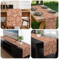 thumbnail image 6 of Botanical Rose Table Runner 90 Inches Long,Dining Table Runners Dresser Scarves,Vintage Burnt Orange Floral Leaf Farmhouse Kitchen Coffee Tablerunner for Tabletop Party Birthday Wedding 13"x90", 6 of 8