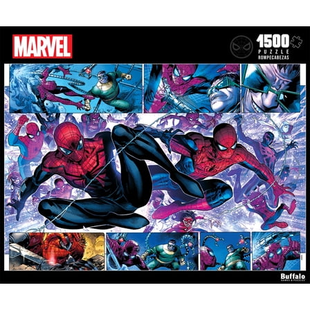Buffalo Games 1500-Piece Marvel The Clone Conspiracy Interlocking Jigsaw Puzzle for Adults Ages 14 