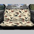 thumbnail image 3 of Psesaysky Car Back Seat Covers for Auto Interior Automotive, Skull Crow Rose 2 Pack Car Rear Seat Protectors Protects Against Dirt Dog Hair Easy to Install, 3 of 7