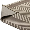 thumbnail image 5 of Optica Chevron With End Borders 8x10 Indoor and Outdoor Area Rug-R-1141-810, 5 of 7
