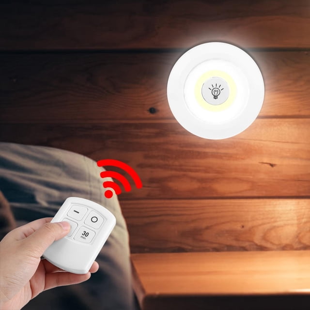Luz nocturna COB, LED con control remoto, luz nocturna con control remoto, luz LED regulable, verdadera excelencia