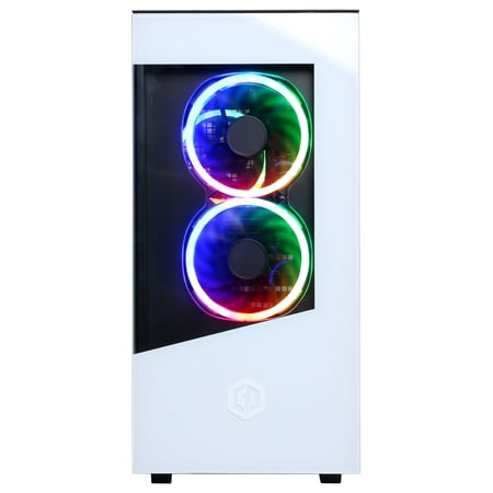 CyberpowerPC Gamer Master Gaming Desktop Tower  AMD Ryzen 5 7600X  16GB DDR5  NVIDIA GeForce RTX 3060 Ti  1TB SSD + 1TB HDD  Win 11 Home 64  White  GMA670V2