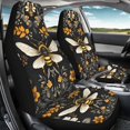 thumbnail image 2 of FUIALDOLG Polyester Fabric Front Seat Covers, Elastic Stretch 2 Pack Front Seat Protector for Women and Men, Universal for Van and Vehicle, 2 of 6