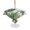 Green, White, Gray, variant on Outdoor Tablecloth with Umbrella Hole for Patio/Picnic/Party/Camping, Tropical Palm Trees Waterproof Table Cloth Rectangle Table Cover Washable, Green Botanical Summer Flowers Vintage (52"x 70")