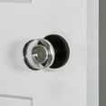 thumbnail image 5 of Viaggio 624638 Circolo Solid Brass Non-Turning One-Sided Dummy Door Knob - Black, 5 of 7