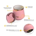 thumbnail image 3 of RTIC 8 oz Ceramic Lined Insulated Happy Hour Lowball Tumbler, Leak Resistant Lid, Soft-Touch Exterior, Rosewater, 3 of 8