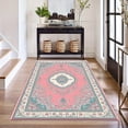 thumbnail image 6 of 3'x5' carpet slip grip large carpet area rug living room area rug small rust area rug, 6 of 10