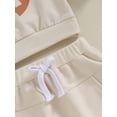 thumbnail image 5 of 0-3Y Infant Baby Boy Halloween Pants Outfits Long Sleeve Pumpkin Face Sweatshirt Pants Fall Halloween Clothes Set, 5 of 7