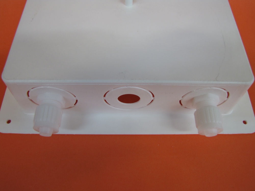 Mobile Home Parts. Washing Machine Outlet Box Plumbing  W/Hot & Cold Valves