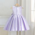 thumbnail image 6 of WhouRiu Girls Elegant Sleeveless Dress Wedding Birthday Party Gown Cute Bow Ruffle Princess Dresses, 6 of 8