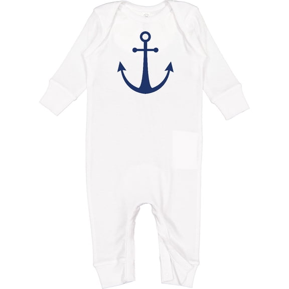 Inktastic Anchor Nautical Baby Romper Coveralls