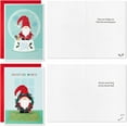 thumbnail image 3 of Hallmark Gnome Boxed Christmas Card Assortment (16 Cards and Envelopes) Snow globe, Mushrooms, Wreath, Sled, 3 of 7