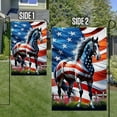 thumbnail image 5 of American Flag-Horse Patriotic American Flag . Flag-USA Flags Premium Polyester-Decorative Indoor Outdoor Flag, 5 of 9
