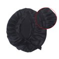 thumbnail image 4 of Gorro de ducha Gorro de baño impermeable Gorro de baño elástico resistente Turbante de pelo suave, Negro Inevent HA000682-01B, 4 of 6