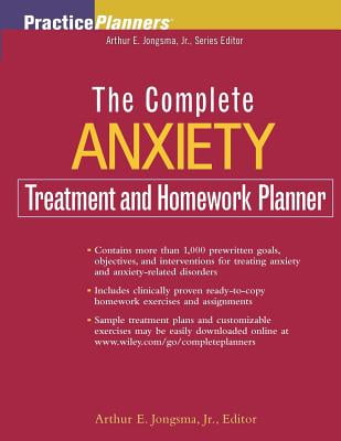 practice planners the complete anxiety treatment and homework homework planners