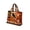 J, variant on YYDENG Spooky Quilted Polyester Tote Bag Multi Patterns Lightweight Comfort Hand Strap Spacious Interior Reusable Gym Shopping Travel Handbag For Daily Holiday Outdoor Fitness Use