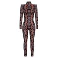 thumbnail image 2 of Combinaison Moulante Extensible pour Femmes avec Motif Animal Squelette 3d pour Halloween Cosplay, 2 of 3