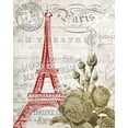 thumbnail image 2 of Kimberly, Allen 20x24 White Modern Wood Framed Museum Art Print Titled - Paris Script Series 1, 2 of 4