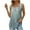 Gray, variant on JINMGG Women's Summer Casual Tank Tops Loose Fit Pleated Square Neck Sleeveless Shirts Tops Light Blue S