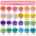 thumbnail image 2 of Crafts Glass Seed Beads Tiny Pony Beads Assorted Kit with Organizer Box for Jewelry Making, 2 of 5