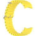 thumbnail image 6 of KOMI Ocean Band Compatible with Galaxy Watch 5 40mm/44mm/Pro 45mm, No Gap Silicone Adjustable Wristband Quick Release Strap for Galaxy Watch 4 Classic 46/42mm/Watch 4 40/44mm for Woman Man Yellow, 6 of 7