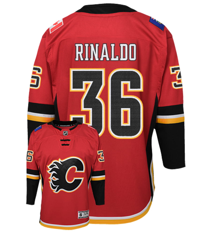 Zac Rinaldo Calgary Flames Home NHL 