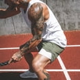 thumbnail image 3 of Pantalones cortos deportivos 2 en 1 para hombre, pantalones cortos de doble capa, malla de Color sólido, pantalones deportivos de entrenamiento físico, talla M, 3 of 5