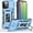 Blue, variant on HCTian Shockproof Case for iPhone 16 Pro Max /16 Pro/16 Plus/16,Slide Full Lens Protection Shell with 360°Rotating Kickstand and Magnetic Adsorption Phone Cover