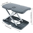 thumbnail image 2 of Under Desk Footrest Adjustable Stool Adjustable Height Leg Rest Relax Foot Stand, 2 of 21