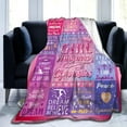 thumbnail image 2 of Dance Gifts Blanket Throw Stuff Dances Blankets Lightweight Flannel Warm Bedding Dance Gifts for Girls Dancers Kids Women Teachers Birthday Decorations 50"X40", 2 of 6