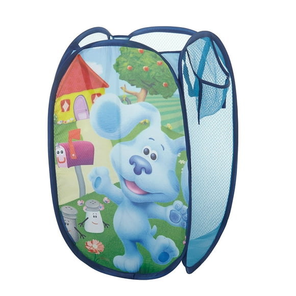 Idea Nuova Nickelodeon Blues Clues Pop Up Hamper with Durable Carry Handles, 21" H x 13.5" W X 13.5" L
