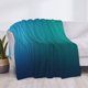 thumbnail image 3 of Fotbe Blue to turquoise Manta de Franela con Estampado, Manta Ultrasuave para Cama, Sofá, Auto, Hipoalergénica y Antibolitas-80"x60", 3 of 6
