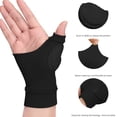 thumbnail image 3 of Dinheiro Guantes de compresión para artritis del pulgar con almohadillas de gel suave, aparatos ortopédicos, túnel carpiano (1 par), 3 of 8