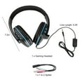 thumbnail image 3 of TSV Gaming Headset Fit for PC, PS4, PS5, Xbox One, Nintendo Switch, Gaming Headphones with Microphone Noise Cancelling, Stereo Surround Bass, 3.5mm Over-Ear Wired Headphones for Laptop Desktop Gamer, 3 of 8