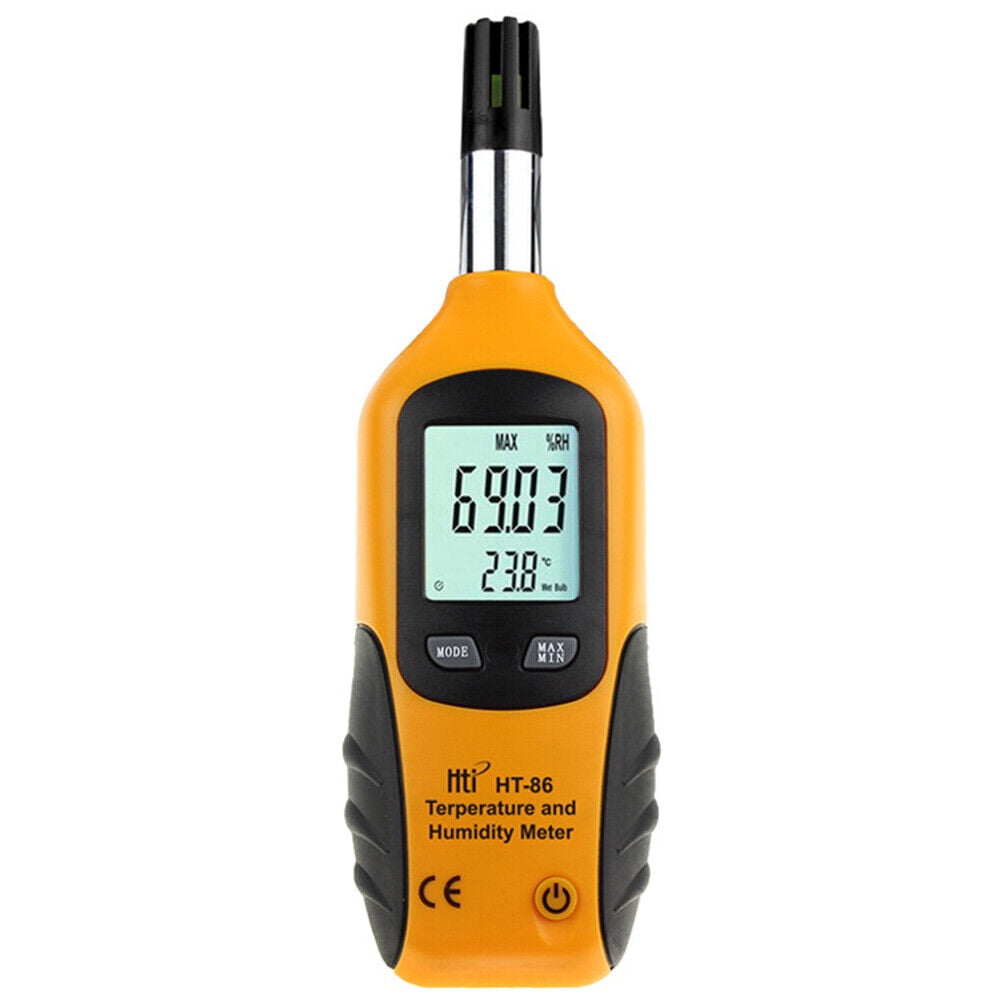 HT86 Wet Bulb Dew Point Digital Thermometer Hygrometer Meter 0.01 RH 0.01℃