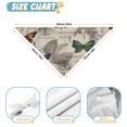 thumbnail image 6 of Dog Bandana 2 Pack,Butterfly Leaf Text Pattern Bandanas for Dogs,Cat Bandana,Small/ Large Dog Bandana 2 Size,Dog Bandanas, 6 of 6