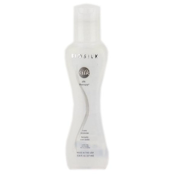 2.26 oz , Biosilk Silk Therapy Treatment , Hair Scalp Head - Pack of 3 w/ SLEEKSHOP Teasing Comb