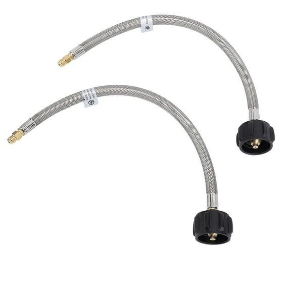 RV Pigtail Hose Connector, 1/4in NPT Leakproof Liquified Petroleum Gas Hose Connector High Pressure for RV Van Trailer