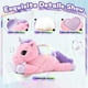 thumbnail image 3 of Almohada de felpa Lanmore de 24 pulgadas con forma de unicornio de peluche para niñas, 3 of 9