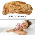 thumbnail image 2 of EXHUMKY Khaki Satin Bonnet 1Set For Women To Use As A Hair Protector While Sleeping, 2 of 8