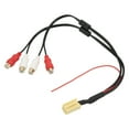 thumbnail image 1 of Car Subwoofer Line,  ABS Durable 4RCA Stereo Cable MINI ISO  For VDO For, 1 of 8