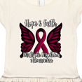 thumbnail image 3 of Inktastic Multiple Myeloma Cancer Awareness Hope & Faith with Butterfly Ribbon Gift Toddler Girl Dress, 3 of 4