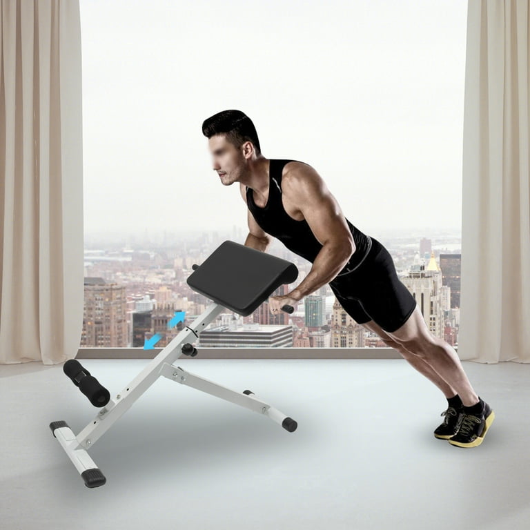Folding hyperextension bench hotsell